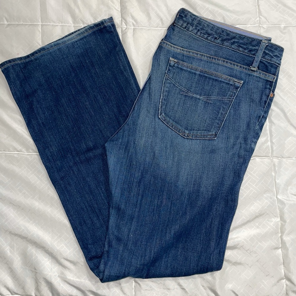 Gap “Sexy Boot” Medium Tint Jeans